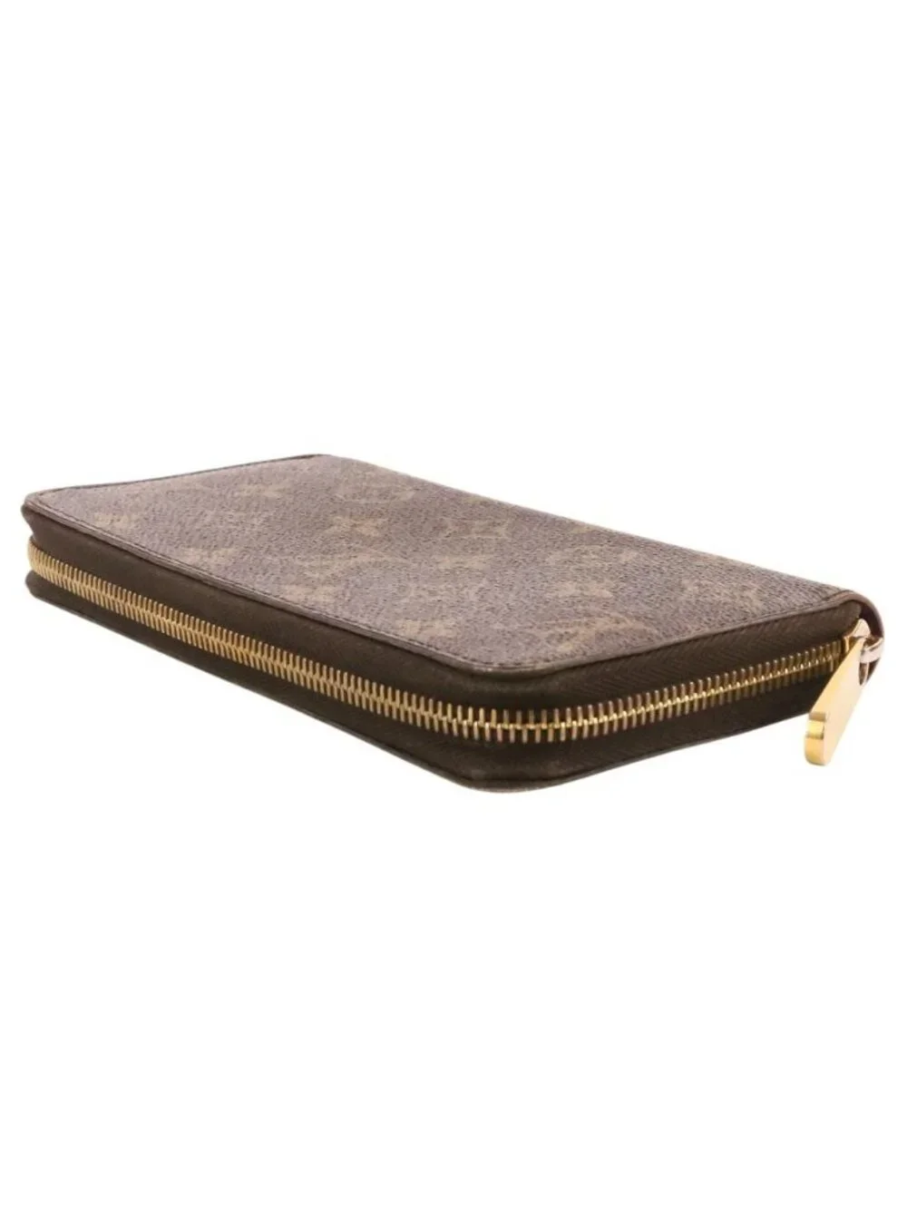 Louis Vuitton Monogram Zippy Wallet Fuchsia Pink Brown